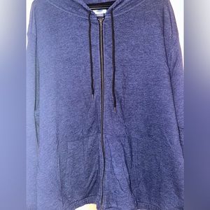 Old navy sweater color blue with hoodie